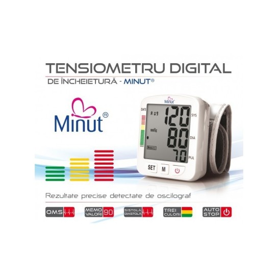 Tensiometru automat incheietură, Minut