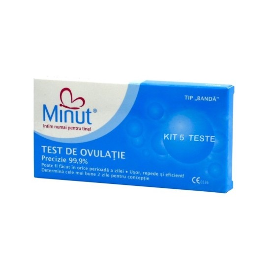 Test ovulatie 5 bucăti + test sarcină, Minut