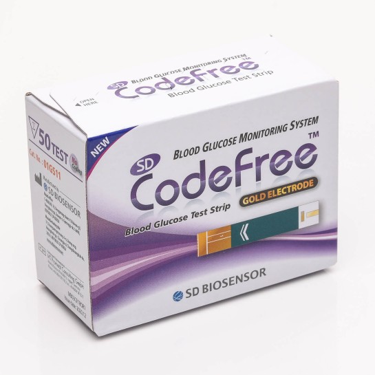 Teste glicemie, SD Code Free, 50 bucati, SD Biosensor