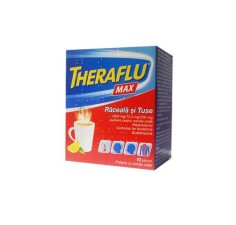 Theraflu Max Raceala si Tuse 10 plicuri pulbere orala