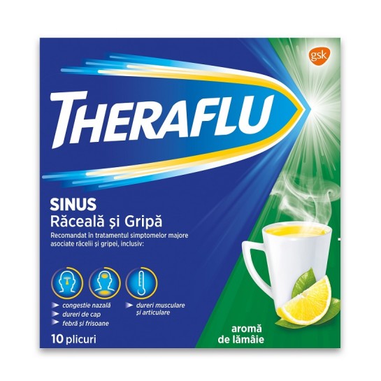 Theraflu sinus, răceală si gripă, Glaxo