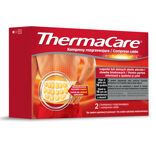 Thermacare, partea inferioară spate si sold, 2 bucăti