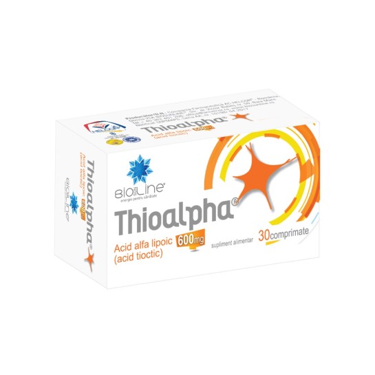 Thioalpha 600mg, 30 comprimate, Helcor