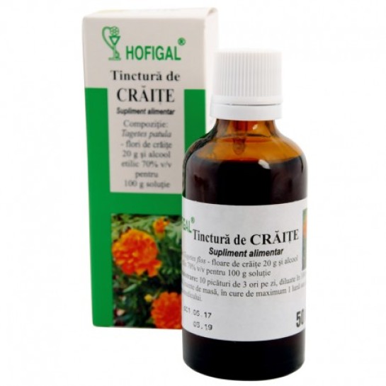 Tinctură de Crăite, 50 ml, Hofigal