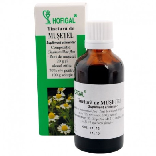 Tinctură de Musetel, 50 ml, Hofigal