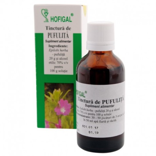 Tinctură de Pufulită, 50 ml, Hofigal