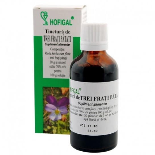 Tinctură de Trei Frati Pătati, 50 ml, Hofigal