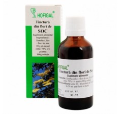 Tinctura din Flori de Soc, 50 ml, Hofigal