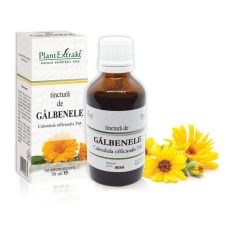 Tinctura galbenele (Calendula officinalis TM), 50ml, PlantExtrakt