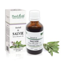 Tinctura salvie (Salvia officinalis TM), 50ml, PlantExtrakt