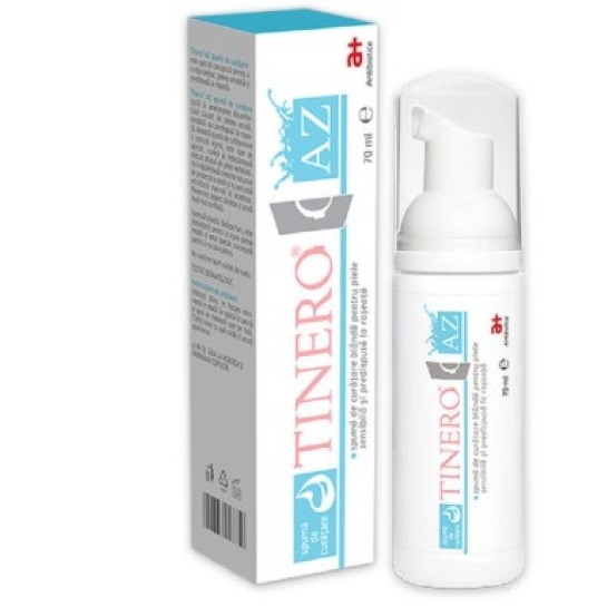 Tinero AZ, spuma de curatare 70 ml, Antibiotice SA