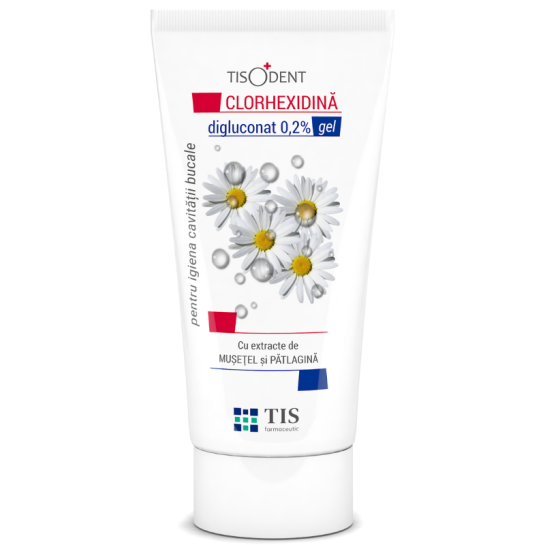 Tisodent gel cu clorhexidina 0,2%, 50 ml, Tis Farmaceutic