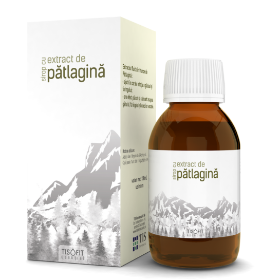 Tisofit sirop cu extract de pătlagină, 150 ml, Tis