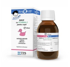 Tisofit sirop cu Vitamina C pentru copii, 100 ml, Tis