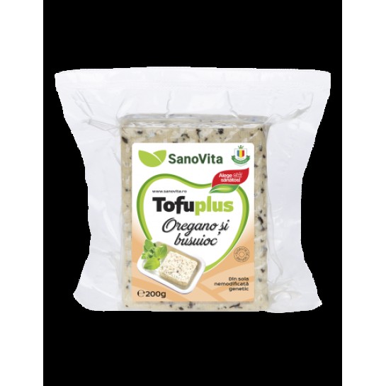 Tofu cu busuioc si oregano, sterilizat, 200g, SanoVita