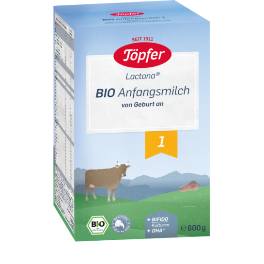 Topfer Bio 1 600g, 0-6luni