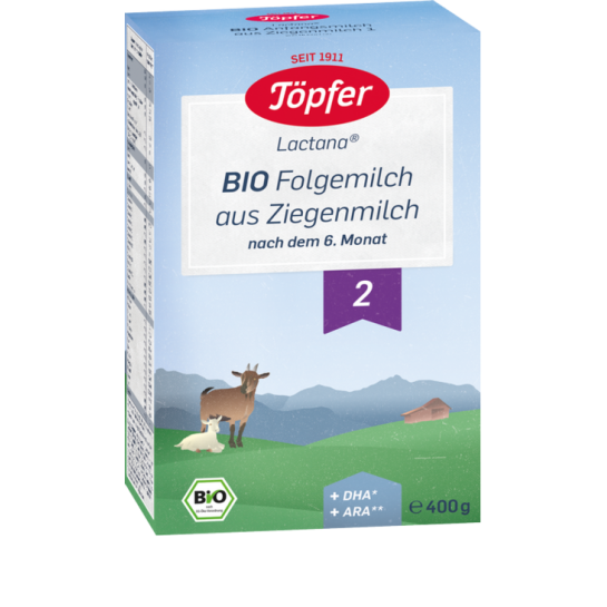 Topfer Bio lapte de capră 2, 400g