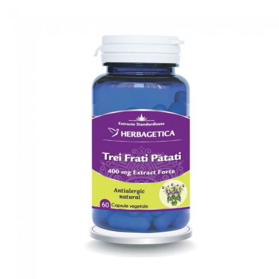 Trei Frati Pătati, 60 capsule, Herbagetica
