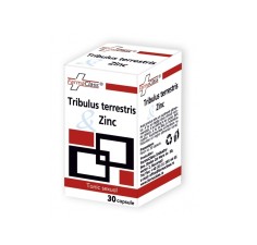 Tribulus terrestris cu zinc 30 capsule, FarmaClass