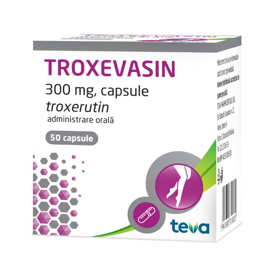 Troxevasin, 50 capsule, Actavis