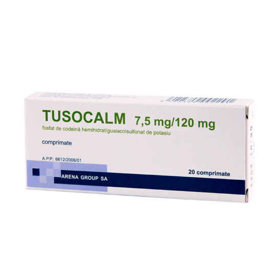 Tusocalm, 20 comprimate