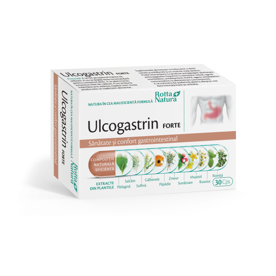 Ulcogastrin forte, 30 capsule, Rotta Natura
