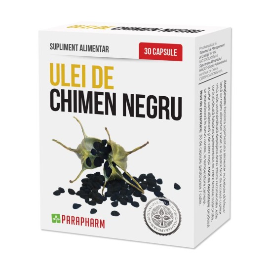 Ulei de Chimen Negru 30 capsule