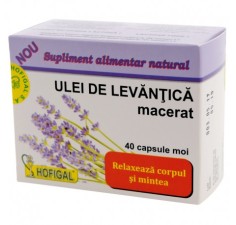 Ulei de Levantica macerat, 40 capsule moi, Hofigal