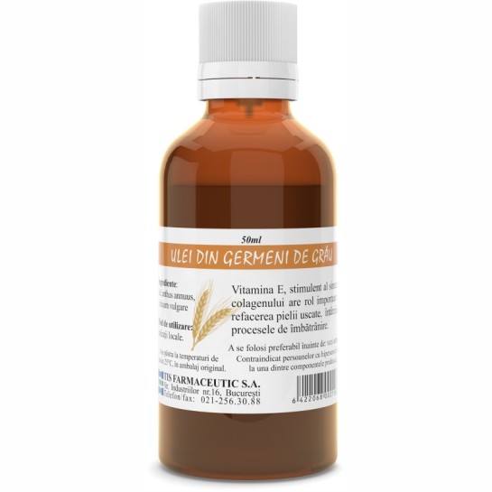 Ulei din germeni de grau, 50 ml, Tis (elaborare)