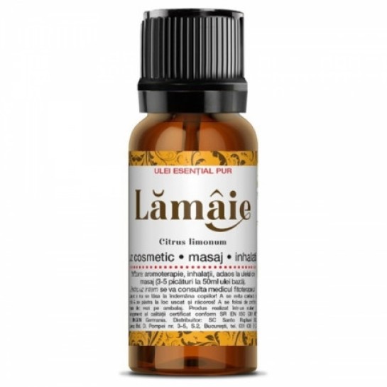 Ulei esential de lămaie 10ml, Santo Raphael