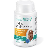Ulei seminte de in, 30 capsule, Rotta Natura