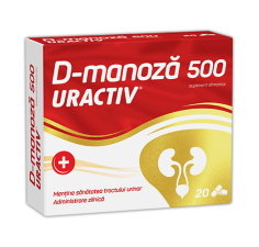Uractiv D-manoza 500mg, 20 capsule, Terapia