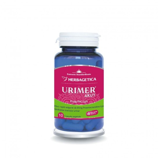 Urimer akut 10 capsule, Herbagetica