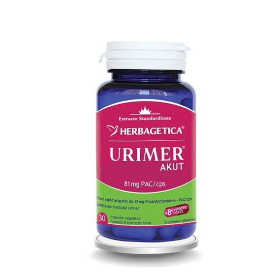 Urimer akut 30 capsule, Herbagetica