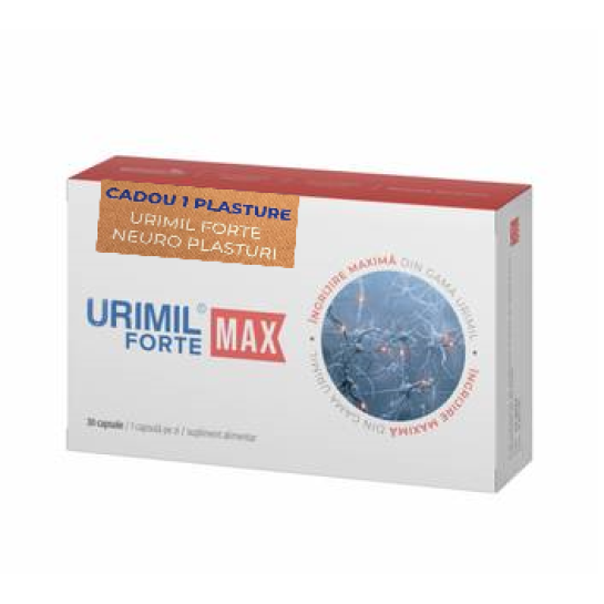 Urimil Forte Max+Cadou 1 Plasture