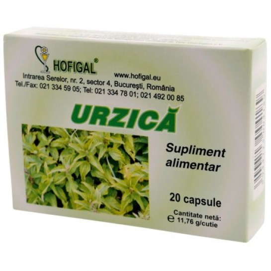 Urzică, 20 capsule, Hofigal