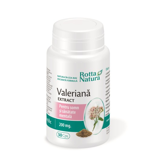 Valeriana extract, 30 capsule, Rotta Natura