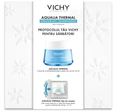 Vichy Pachet Promotional  Aqualia thermal crema de zi ten normal 50ml + spa de noapte 15ml