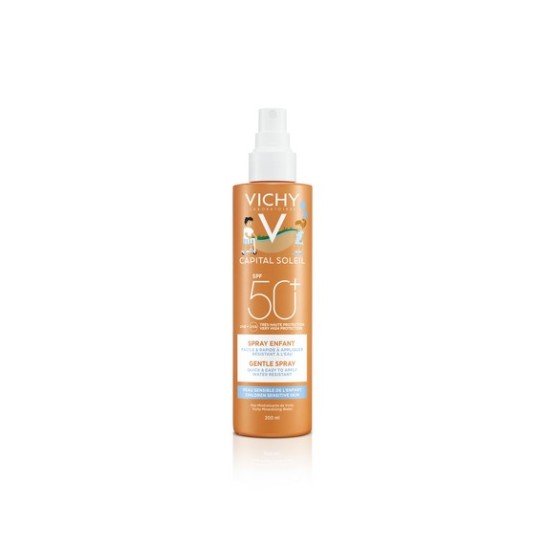 VICHY Capital Soleil SPF50+ spray pentru copii rezistent la apă, 200ml