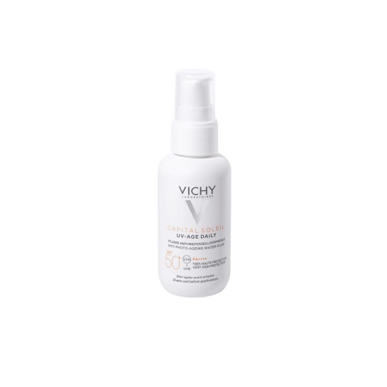 VICHY Capital Soleil SPF50+ uv age fluid impotriva imbătranirii, 40ml