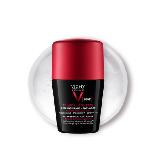Vichy Deodorant Homme cu roll-on pentru barbati Clinical Control 96h, 50ml