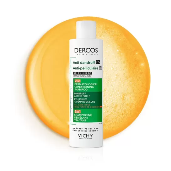 Vichy Dercos, sampon si balsam antimătreată 2 in 1, 200ml