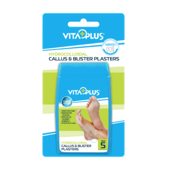 Vita Plus Plasturi cu hydrocoloid pentru bataturi marimi mixte