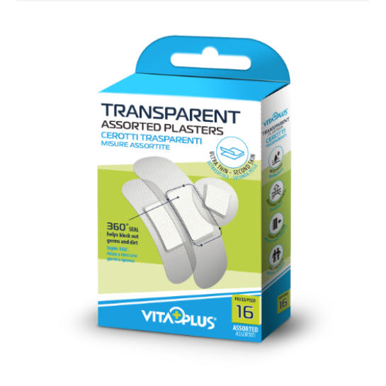 Vita Plus Plasturi transparenti asortati – VP61321