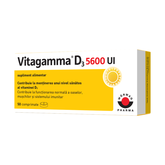 Vitagamma D3 5600ui, 50 comprimate