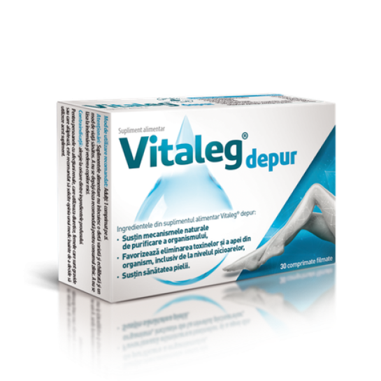 Vitaleg depur 30 comprimate 