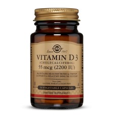 Vitamin D3 2200 UI Colecalciferol 55 mcg, 50 capsule, Solgar