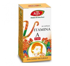 Vitamina A naturala F161, 30 capsule, Fares