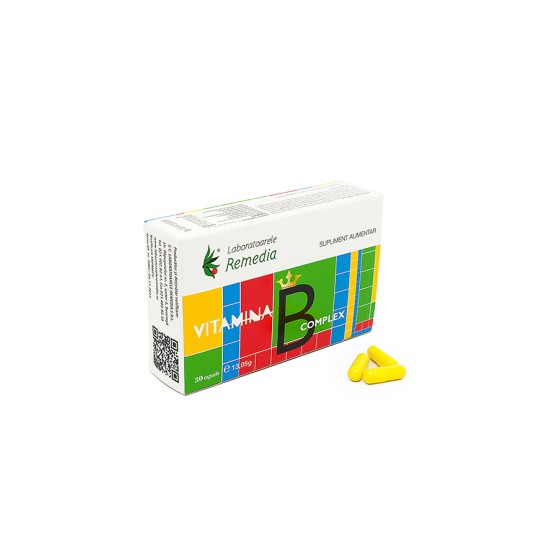 Vitamina B complex, 30 capsiule, Remedia