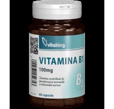 Vitamina B1, 100 mg, 60 capsule, Vitaking